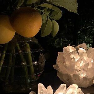 Kathryn McCoy Classic Size Brazilian Quartz Crystal Votive Candle Holder (1)